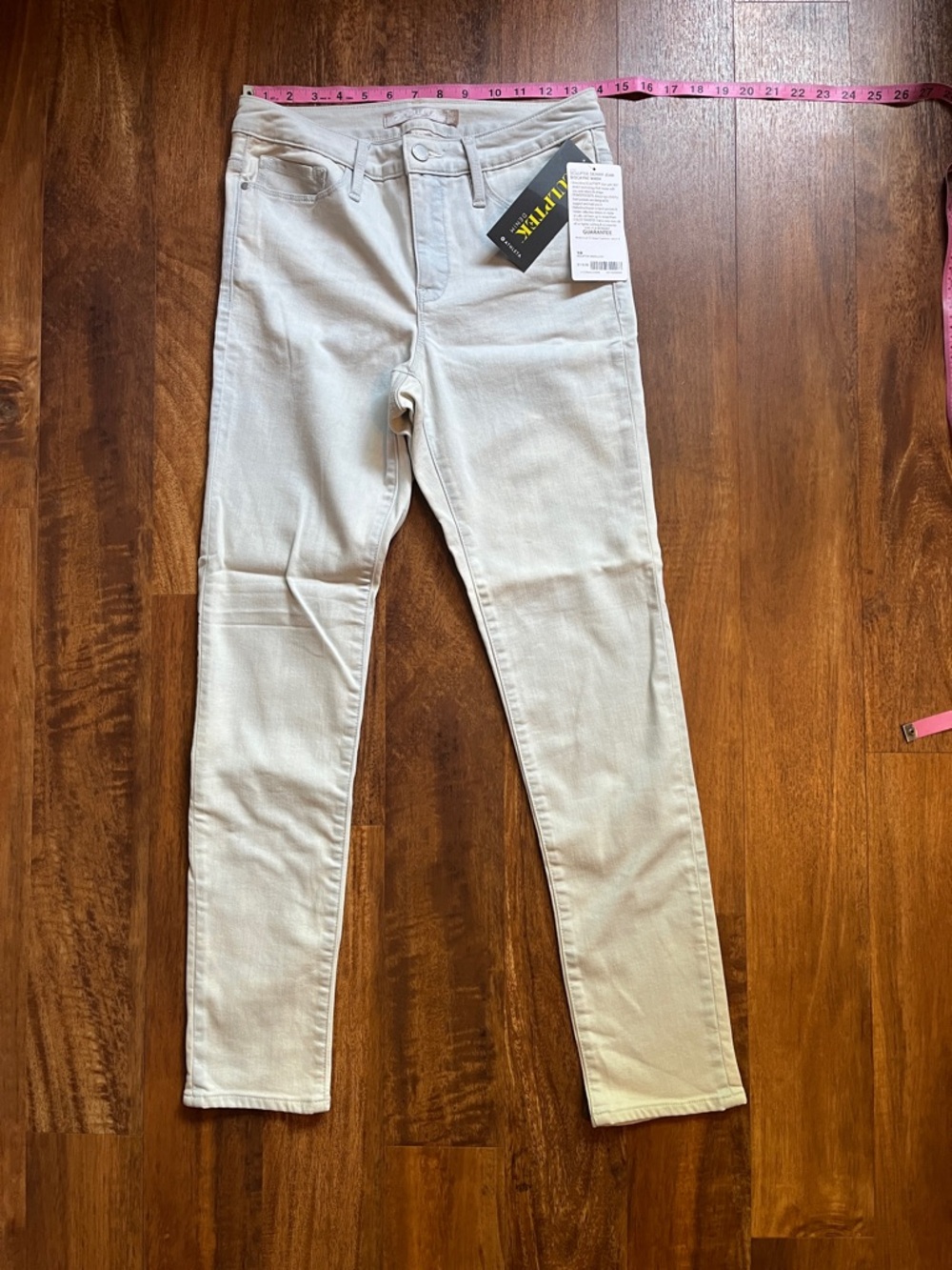 Athleta Women's Sculptek Biscayune Skinny Jeans in Light Gray